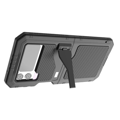 For Samsung Galaxy Z Flip4 RedPepper 360 Full Body Rugged Metal Life Waterproof Phone Case