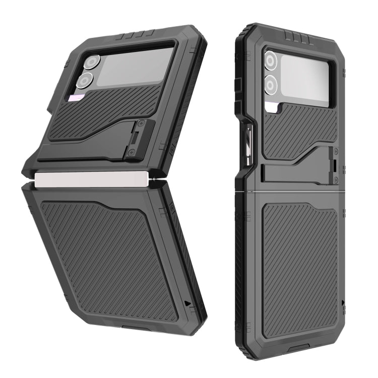 For Samsung Galaxy Z Flip4 RedPepper 360 Full Body Rugged Metal Life Waterproof Phone Case