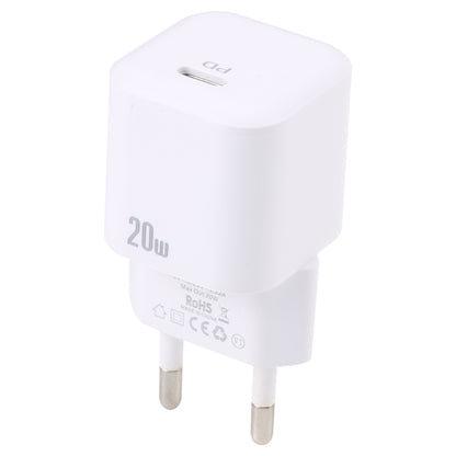 20W PD USB-C/Type-C Interface Fast Charging Charger, Specification: EU Plug, EU Plug