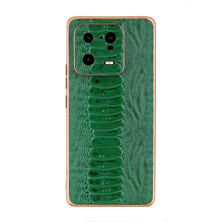 Genuine Leather Weilai Series Nano Electroplating Phone Case