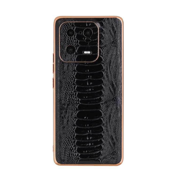 Genuine Leather Weilai Series Nano Electroplating Phone Case