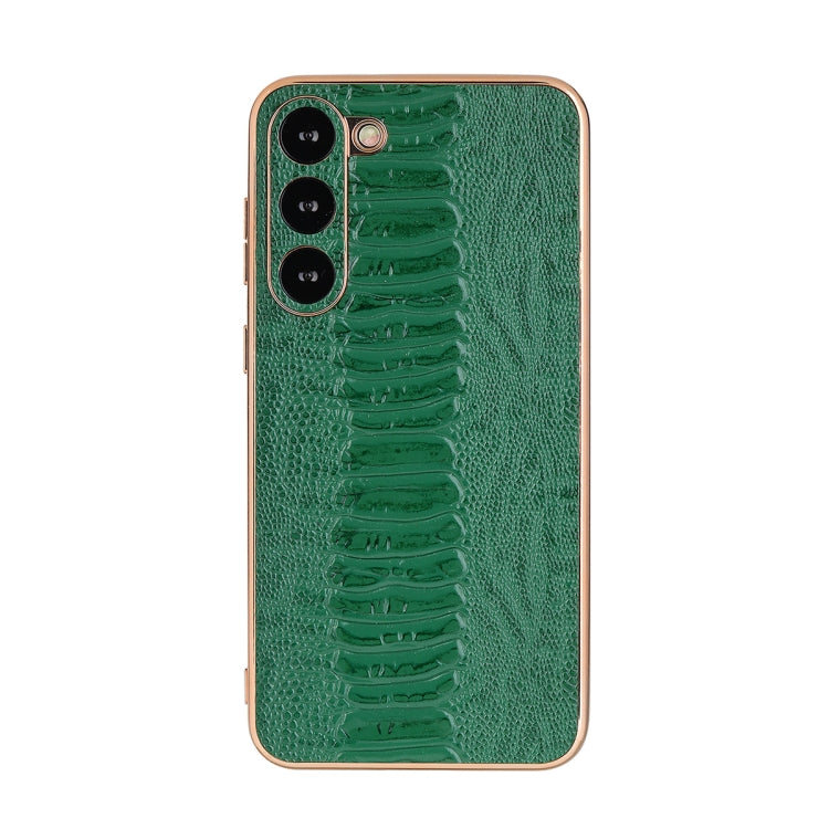 Genuine Leather Weilai Series Nano Electroplating Phone Case