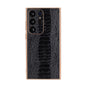 Genuine Leather Weilai Series Nano Electroplating Phone Case, For Samsung Galaxy S23 5G, For Samsung Galaxy S23+ 5G, For Samsung Galaxy S23 Ultra 5G