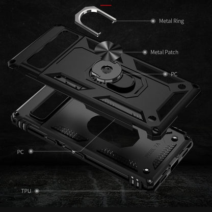 Shockproof TPU + PC Phone Case with Holder