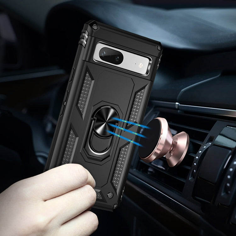 Shockproof TPU + PC Phone Case with Holder