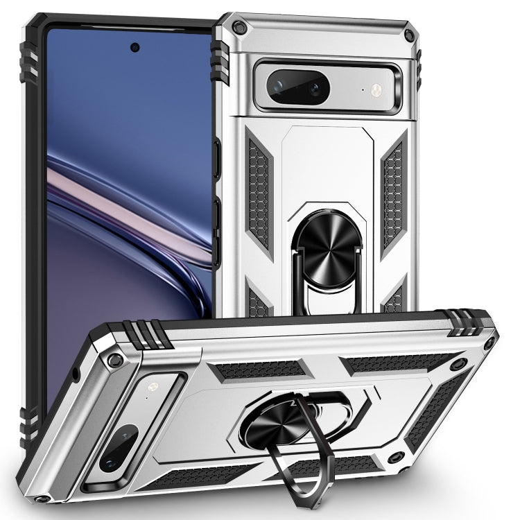 Shockproof TPU + PC Phone Case with Holder