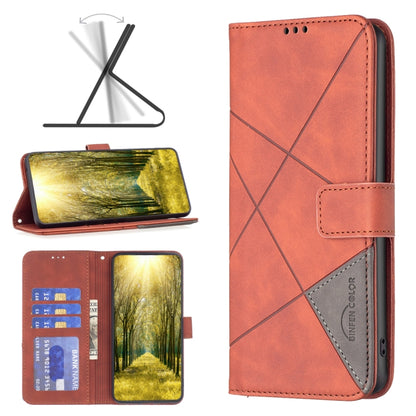 Magnetic Buckle Rhombus Texture Leather Phone Case, Series 2