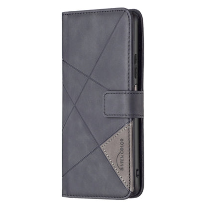 Magnetic Buckle Rhombus Texture Leather Phone Case, Series 1