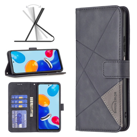 Magnetic Buckle Rhombus Texture Leather Phone Case, Series 1