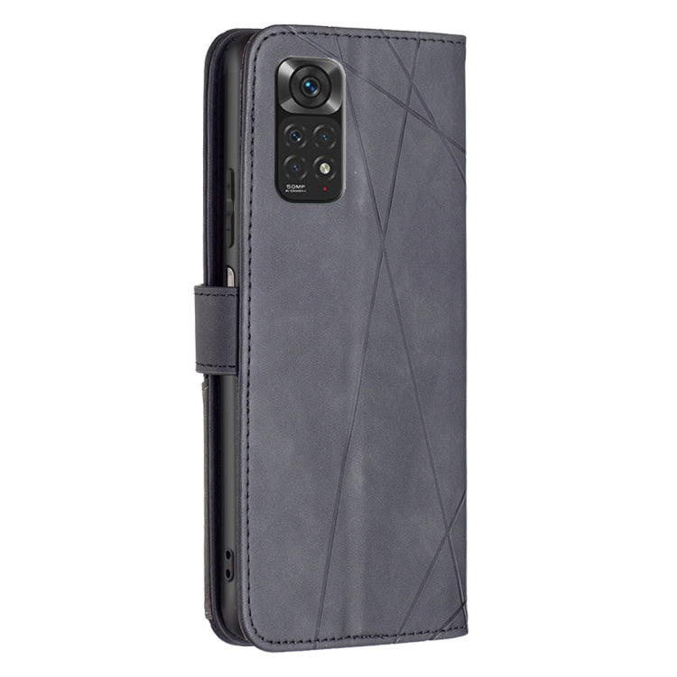 Magnetic Buckle Rhombus Texture Leather Phone Case, Series 1