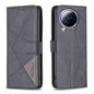 Magnetic Buckle Rhombus Texture Leather Phone Case