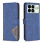 Magnetic Buckle Rhombus Texture Leather Phone Case