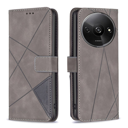 Magnetic Buckle Rhombus Texture Leather Phone Case, Series 3