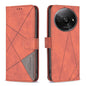 Magnetic Buckle Rhombus Texture Leather Phone Case, Series 3