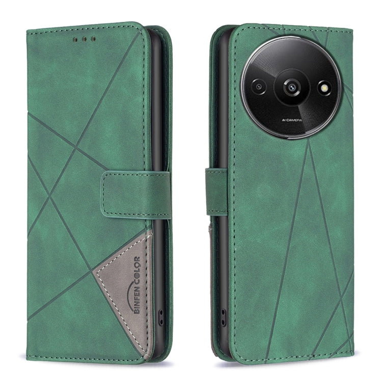 Magnetic Buckle Rhombus Texture Leather Phone Case, Series 3