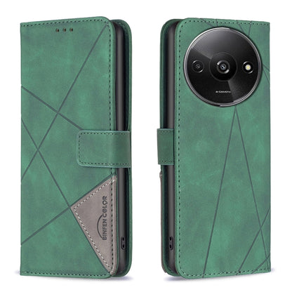 Magnetic Buckle Rhombus Texture Leather Phone Case, Series 3