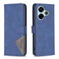 Magnetic Buckle Rhombus Texture Leather Phone Case
