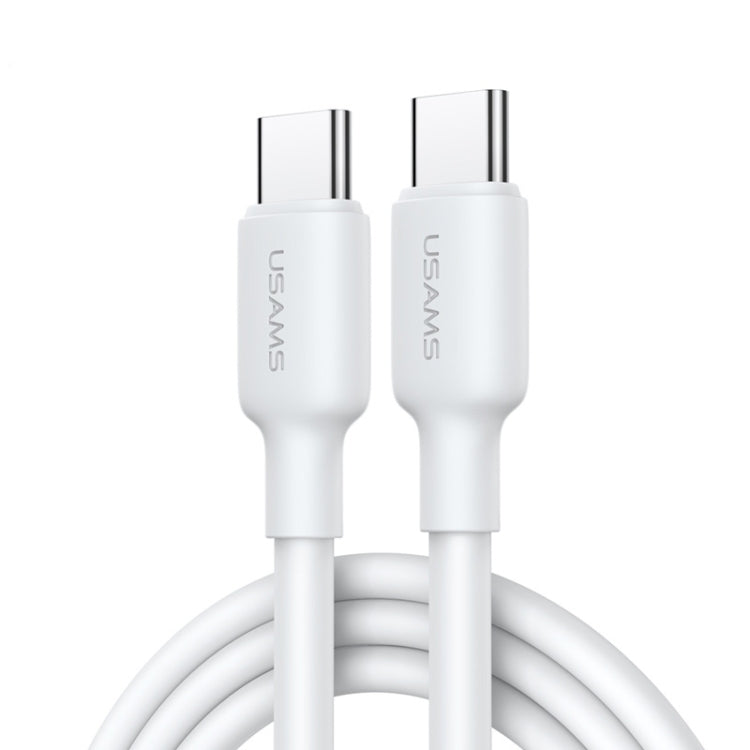 USAMS US-SJ613 U84 PD100W USB-C / Type-C to USB-C / Type-C Charging Data Cable, Type-C 1m, Type-C 2m