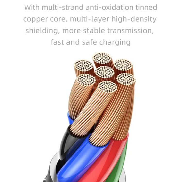 USAMS US-SJ613 U84 PD100W USB-C / Type-C to USB-C / Type-C Charging Data Cable, Type-C 1m, Type-C 2m