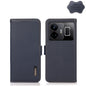 KHAZNEH Side-Magnetic Litchi Genuine Leather RFID Phone Case, For OnePlus Ace 2 5G, For Realme GT Neo 5, For Xiaomi Redmi 12C/Redmi 11A 4G
