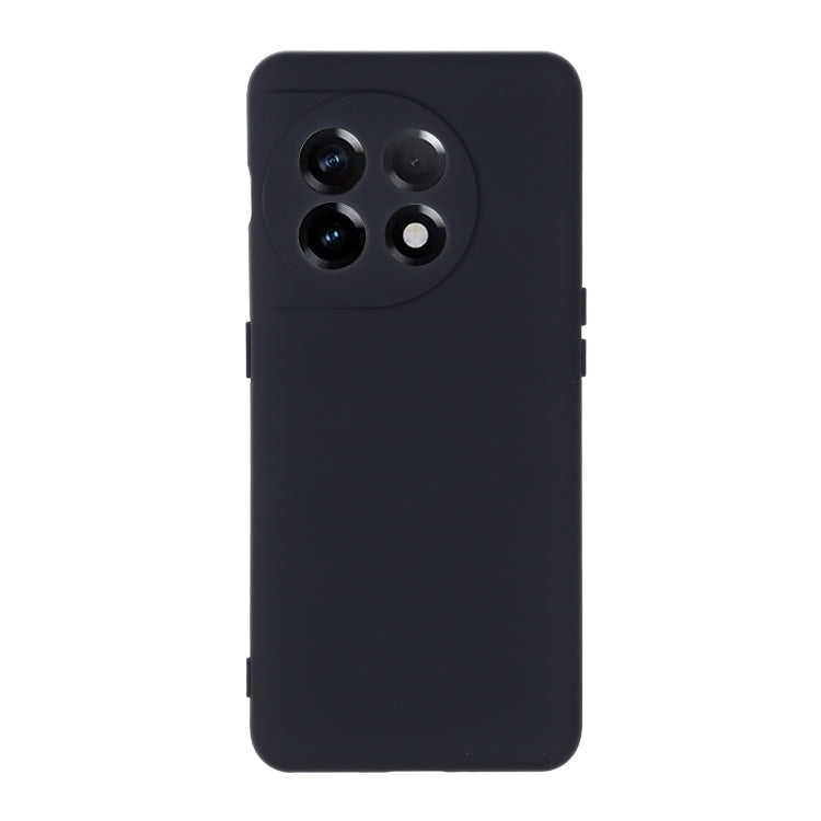 Pure Color Liquid Silicone Shockproof Full Coverage Phone Case, For OnePlus 11