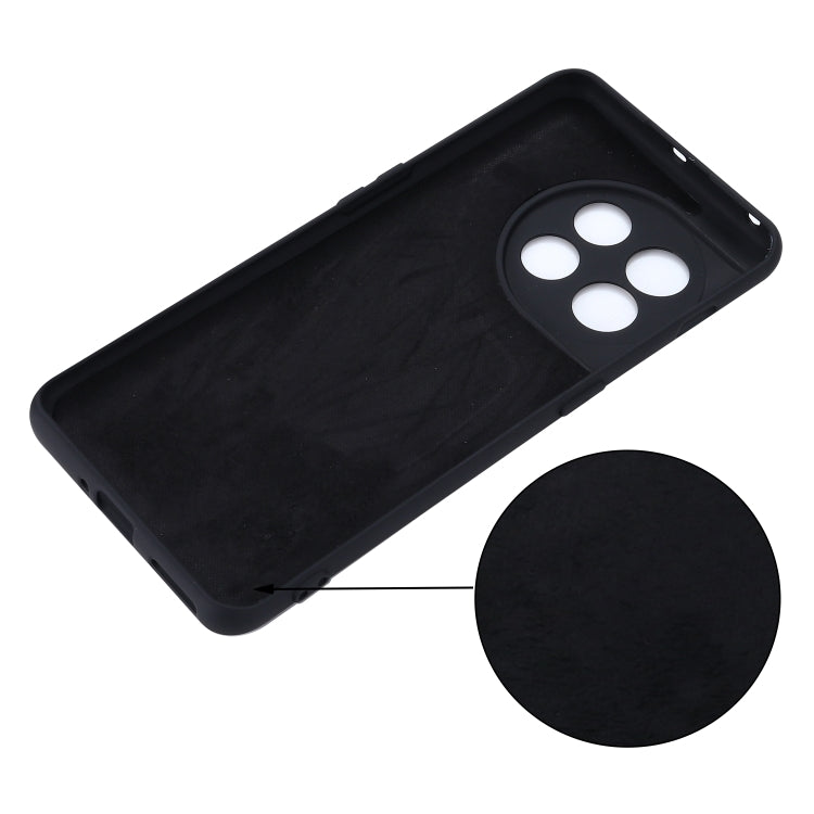 Pure Color Liquid Silicone Shockproof Full Coverage Phone Case, For OnePlus 11