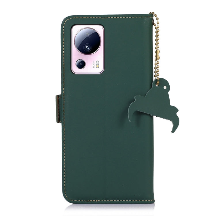 Genuine Leather Magnetic RFID Leather Phone Case