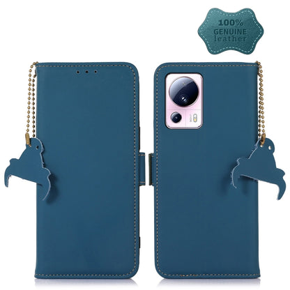 Genuine Leather Magnetic RFID Leather Phone Case