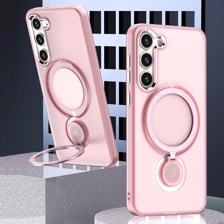 360 Degree Rotation Holder MagSafe Magnetic Phone Case, For Samsung Galaxy S23 Ultra 5G, For Samsung Galaxy S23+ 5G, For Samsung Galaxy S23 5G, For Samsung Galaxy S22 Ultra 5G, For Samsung Galaxy S22+ 5G, For Samsung Galaxy S22 5G