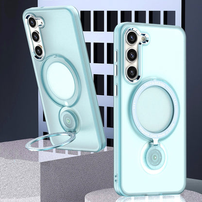 360 Degree Rotation Holder MagSafe Magnetic Phone Case, For Samsung Galaxy S23 Ultra 5G, For Samsung Galaxy S23+ 5G, For Samsung Galaxy S23 5G, For Samsung Galaxy S22 Ultra 5G, For Samsung Galaxy S22+ 5G, For Samsung Galaxy S22 5G