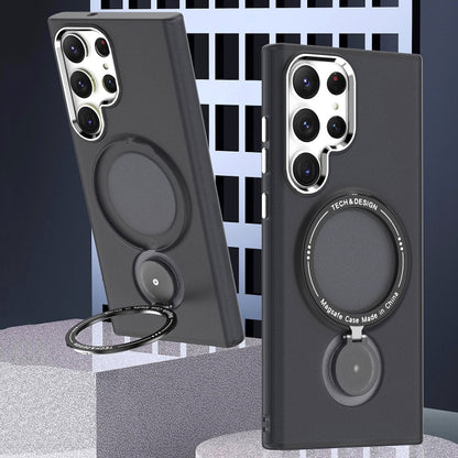 360 Degree Rotation Holder MagSafe Magnetic Phone Case, For Samsung Galaxy S23 Ultra 5G, For Samsung Galaxy S23+ 5G, For Samsung Galaxy S23 5G, For Samsung Galaxy S22 Ultra 5G, For Samsung Galaxy S22+ 5G, For Samsung Galaxy S22 5G
