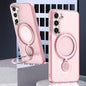 360 Degree Rotation Holder MagSafe Magnetic Phone Case, For Samsung Galaxy S23 Ultra 5G, For Samsung Galaxy S23+ 5G, For Samsung Galaxy S23 5G, For Samsung Galaxy S22 Ultra 5G, For Samsung Galaxy S22+ 5G, For Samsung Galaxy S22 5G