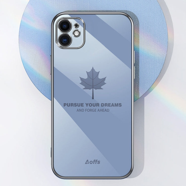 9D Plating Maple Leaf Silicone Phone Case with Strap, For Samsung Galaxy S23 5G, For Samsung Galaxy S23+ 5G, For Samsung Galaxy S23 Ultra 5G, For Samsung Galaxy S22 5G, For Samsung Galaxy S22+ 5G
