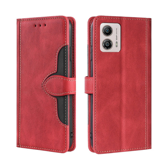 Skin Feel Magnetic Buckle Leather Phone Case