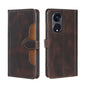 Skin Feel Magnetic Buckle Leather Phone Case, For Motorola Moto G53 5G/G13 4G/G23 4G, For Motorola Moto G73 5G, For OPPO Reno8 T 5G/A1 Pro 5G, For Xiaomi Redmi 12C 4G, For Kyocera Android One S10, For OnePlus Ace 2/11R