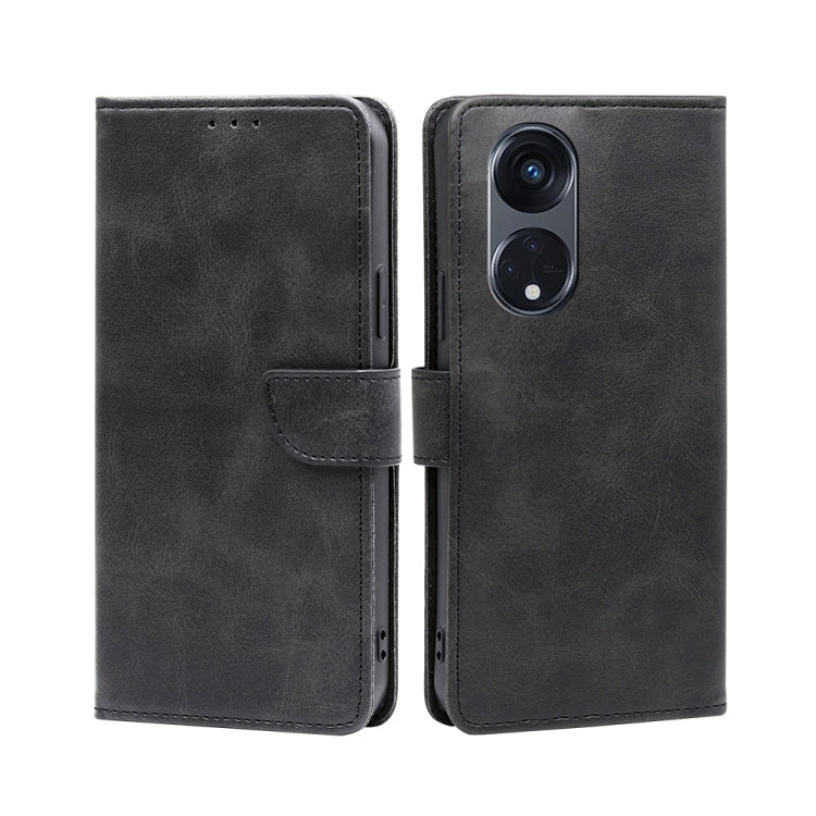 Calf Texture Buckle Flip Leather Phone Case