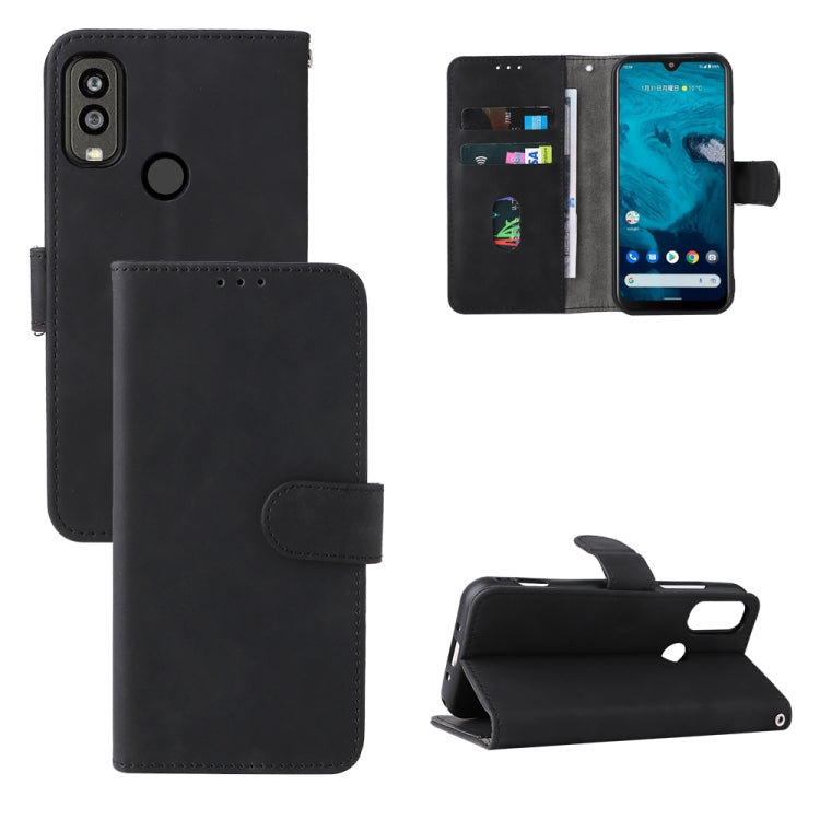 Skin Feel Magnetic Flip Leather Phone Case