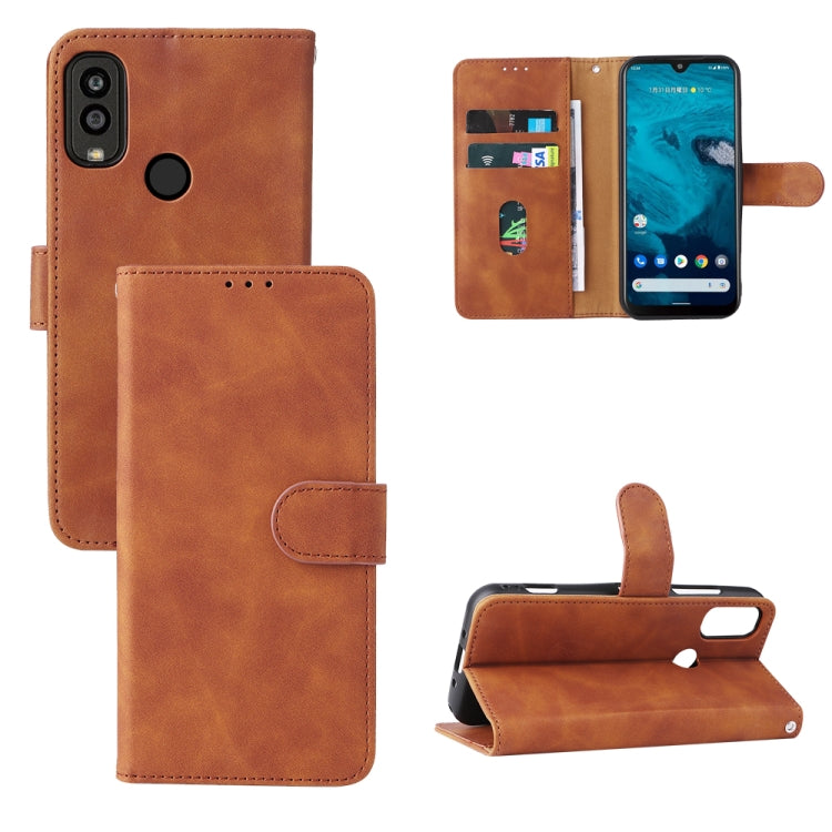 Skin Feel Magnetic Flip Leather Phone Case