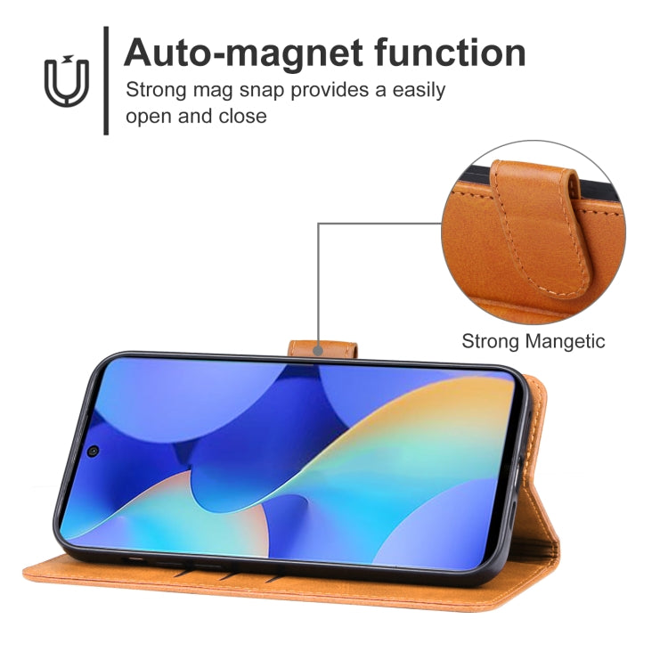 Leather Phone Case, For Tecno Spark 10 Pro
