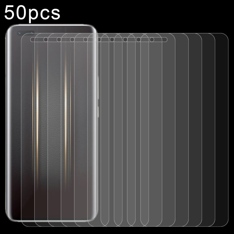 50pcs 0.26mm 9H 2.5D Tempered Glass Film