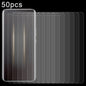 50pcs 0.26mm 9H 2.5D Tempered Glass Film