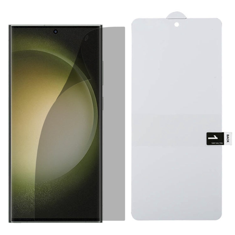 Full Cover Anti-spy Screen Protector Explosion-proof Hydrogel Film Support Unlocking, For Samsung Galaxy S23 5G(1pc), For Samsung Galaxy S23+ 5G(1pc), For Samsung Galaxy S23 Ultra 5G(1pc)