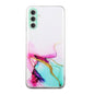 Hollow Marble Pattern TPU Precise Hole Phone Case