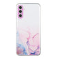 Hollow Marble Pattern TPU Precise Hole Phone Case