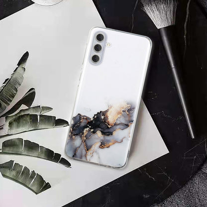 Hollow Marble Pattern TPU Precise Hole Phone Case