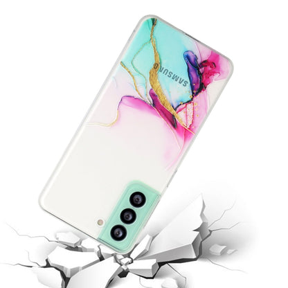 Hollow Marble Pattern TPU Precise Hole Phone Case