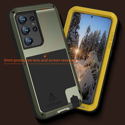 LOVE MEI Metal Shockproof Life Waterproof Dustproof Phone Case