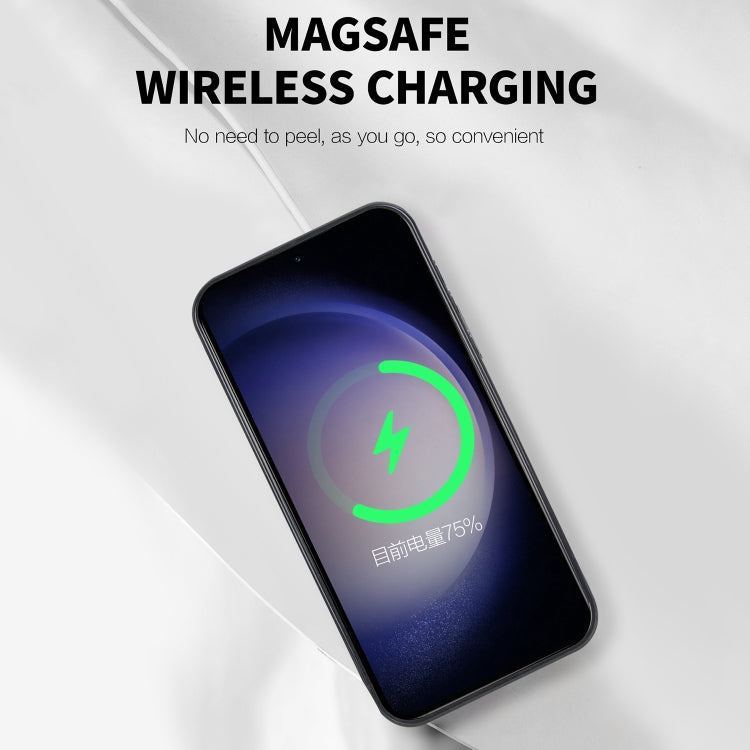 CD Texture Plating TPU MagSafe Phone Case with Lens Film, For Samsung Galaxy S23 5G, For Samsung Galaxy S23+ 5G, For Samsung Galaxy S23 Ultra 5G