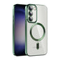 CD Texture Plating TPU MagSafe Phone Case with Lens Film, For Samsung Galaxy S23 5G, For Samsung Galaxy S23+ 5G, For Samsung Galaxy S23 Ultra 5G