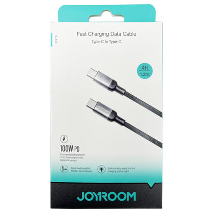 JOYROOM S-CC100A10 Extraordinary Series 100W USB-C / Type-C to USB-C / Type-C Fast Charging Data Cable, 100W Type-C,1.2m